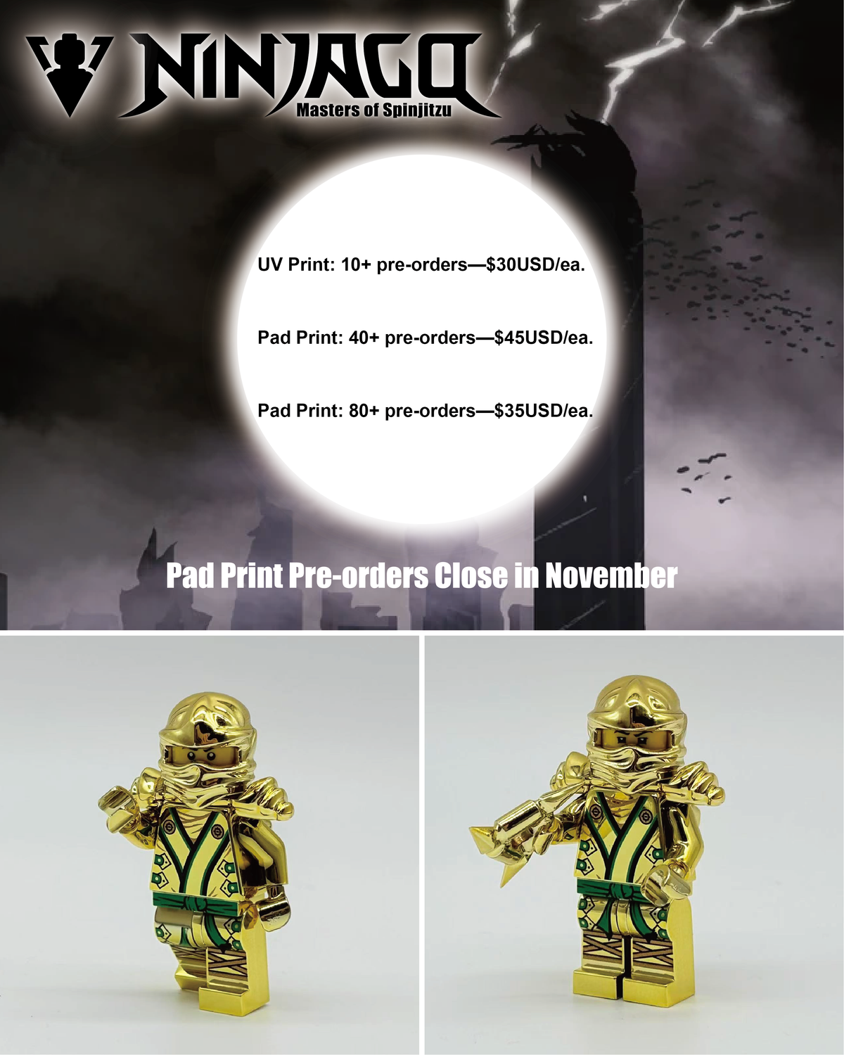 Chrome-Gold Golden Ninja Lloyd